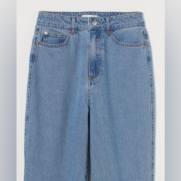 💥 H&M 90’S baggy jeans women💥Sz 8💥 THE RECYCLED DENIM COLLECTION💥#DHM8💥 - Picture 2 of 14